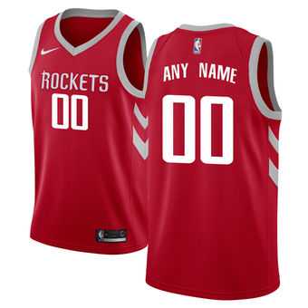 Men & Youth Customized Houston Rockets Nike Red Swingman Icon Edition Jersey